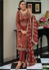 D 50254 A By Zaveri Viscose Simar Beats Readymade Suits 